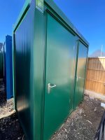 8Ft x 5Ft Double Mains Toilet 1+1 (Green) - Image 1