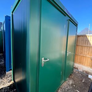 8Ft x 5Ft Double Mains Toilet 1+1 (Green) - Image 1