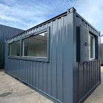 21ft x 8ft Custom Cabin Office / Canteen | Picture Windows | Portable Building - Image 4