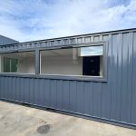 21ft x 8ft Custom Cabin Office / Canteen | Picture Windows | Portable Building - Image 8