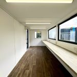 21ft x 8ft Custom Cabin Office / Canteen | Picture Windows | Portable Building - Image 2