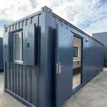21ft x 8ft Custom Cabin Office / Canteen | Picture Windows | Portable Building - Image 5