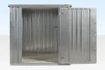 (2m) Flat Pack Metal Store - Image 1