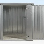 (2m) Flat Pack Metal Store - Image 1