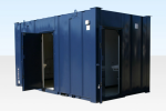 3+1 Steel Toilet Cabin 16Ft x 9Ft - Image 1