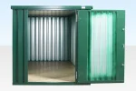 4m x 2.1m Powder Coated Flat Packed Store - Image 5