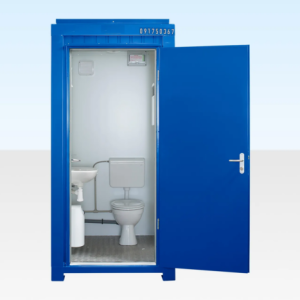 5Ft x 4Ft Single Mains Toilet (Blue) - Image 1
