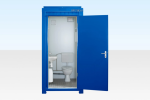 5Ft x 4Ft Single Mains Toilet (Blue) - Image 1