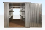6M X 2.1M End Linked Flat Packed Container Bundle (Galvanised) - Image 1