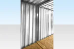 6M X 2.1M End Linked Flat Packed Container Bundle (Galvanised) - Image 2