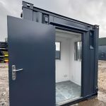 7Ft x 7Ft Shipping Container Office | Portable Building | Anti-Vandal Building - Image 10