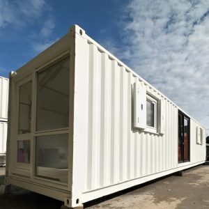 Converted 40ft Shipping Container | Open Plan Office | Portable Container Building - Image 1