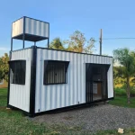 Custom 20ft Shipping Container Home With Water Tank - Image 1