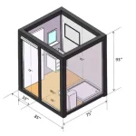 Portable Restroom, Bathroom, Mobile Toilet With Shower And Sink - Image 9