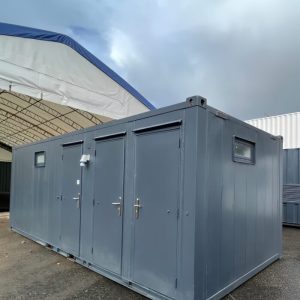 Toilet Block + Shower 24 x 9 Ft | 4 + 1 Toilet | Separate Shower Room - Image 1