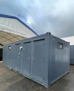 Toilet Block + Shower 24 x 9 Ft | 4 + 1 Toilet | Separate Shower Room - Image 1